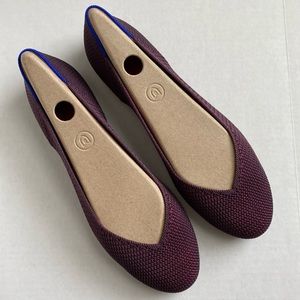 NIB Berry Lattice Stitch Rothy’s Flats